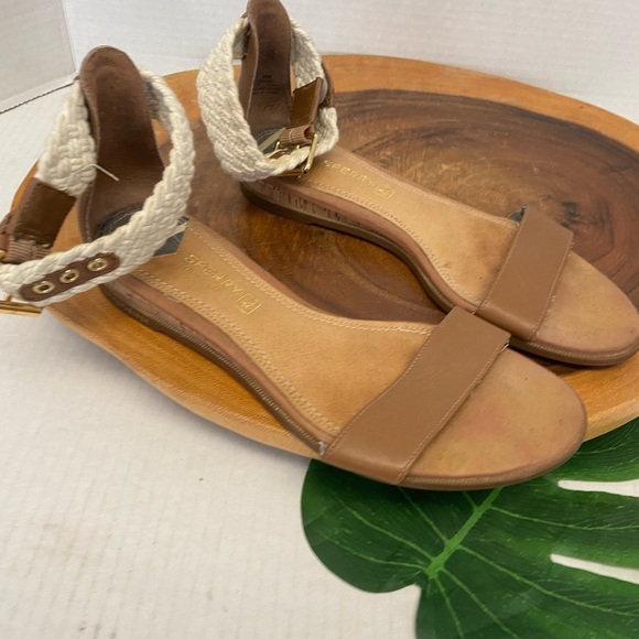 Sperry Braided Ankle Strap Sandals - Picture 2 of 6